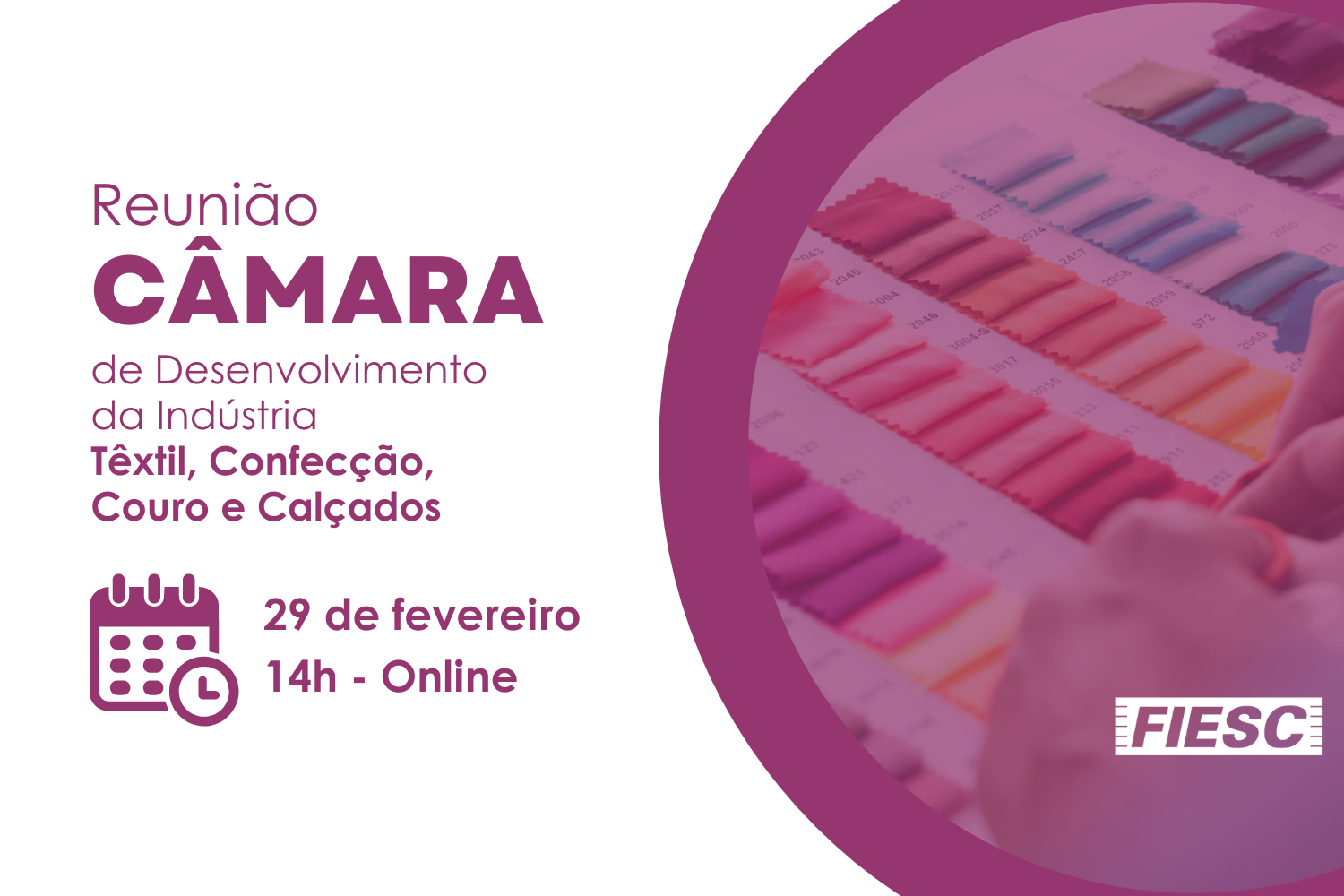 Reunião da Câmara de Desenvolvimento da Indústria Têxtil, Confecção, Couro e Calçados