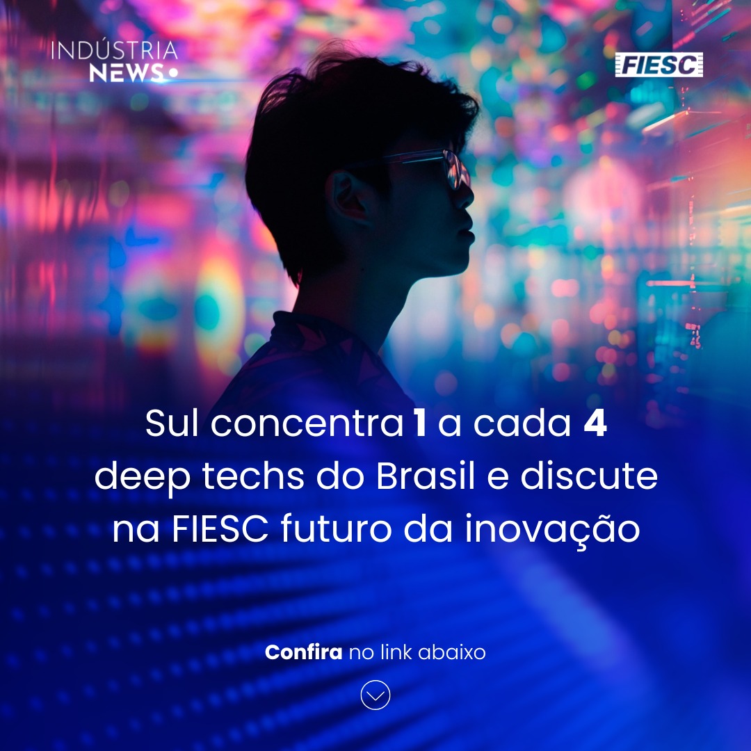 Evento nesta quinta-feira, dia 2, integra a Jornada de Inovação na Indústria, que passará nos 26 estados brasileiros e no Distrito Federal para mapear os principais desafios que indústrias, deep techs e startups enfrentam para inovar