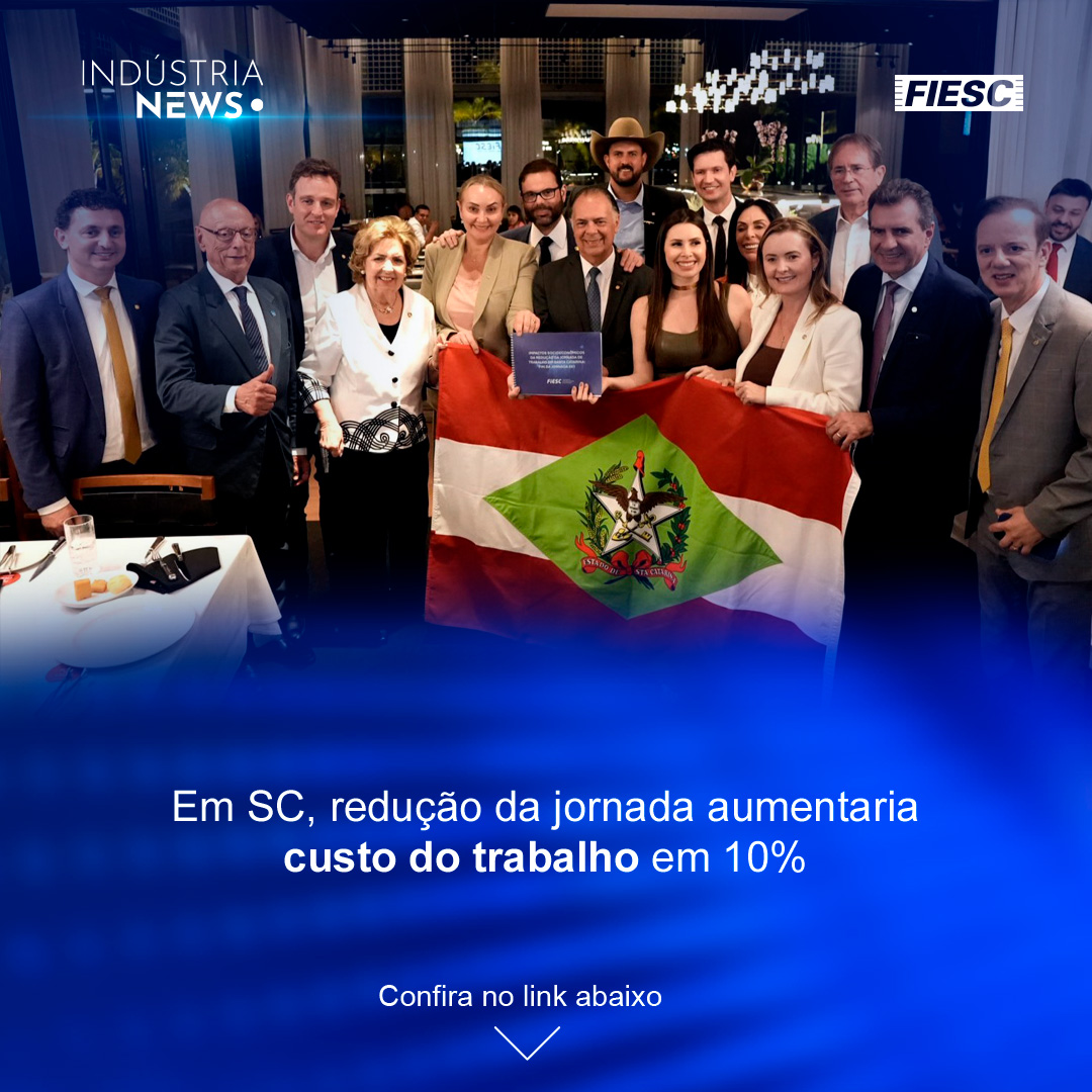Em SC, redução da jornada aumentaria custo do trabalho em 10%