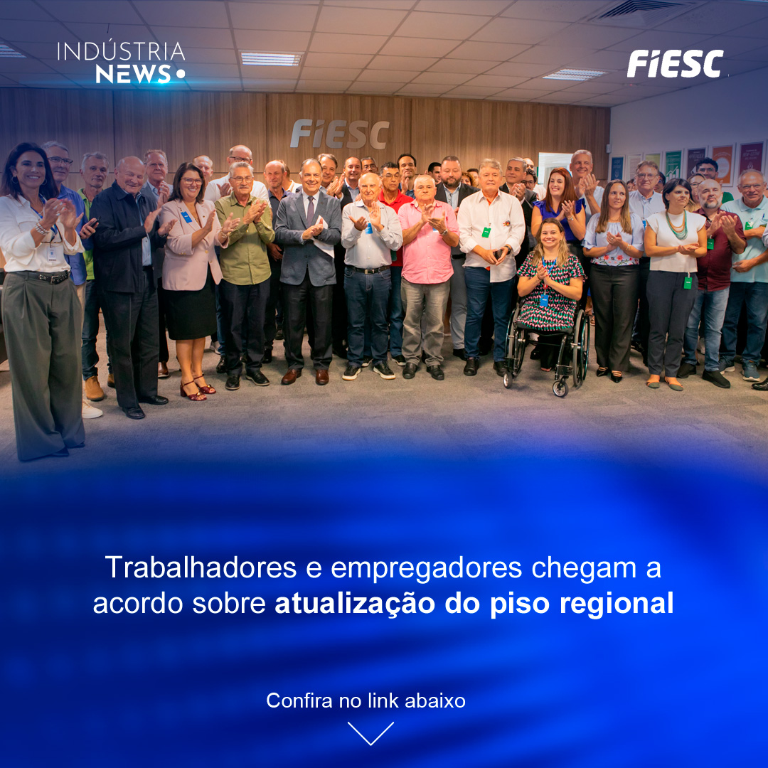 Trabalhadores e empregadores chegam a acordo sobre atualização do piso regional