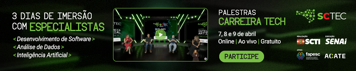 Evolua em sua carreira com o SC TEC. Saiba mais