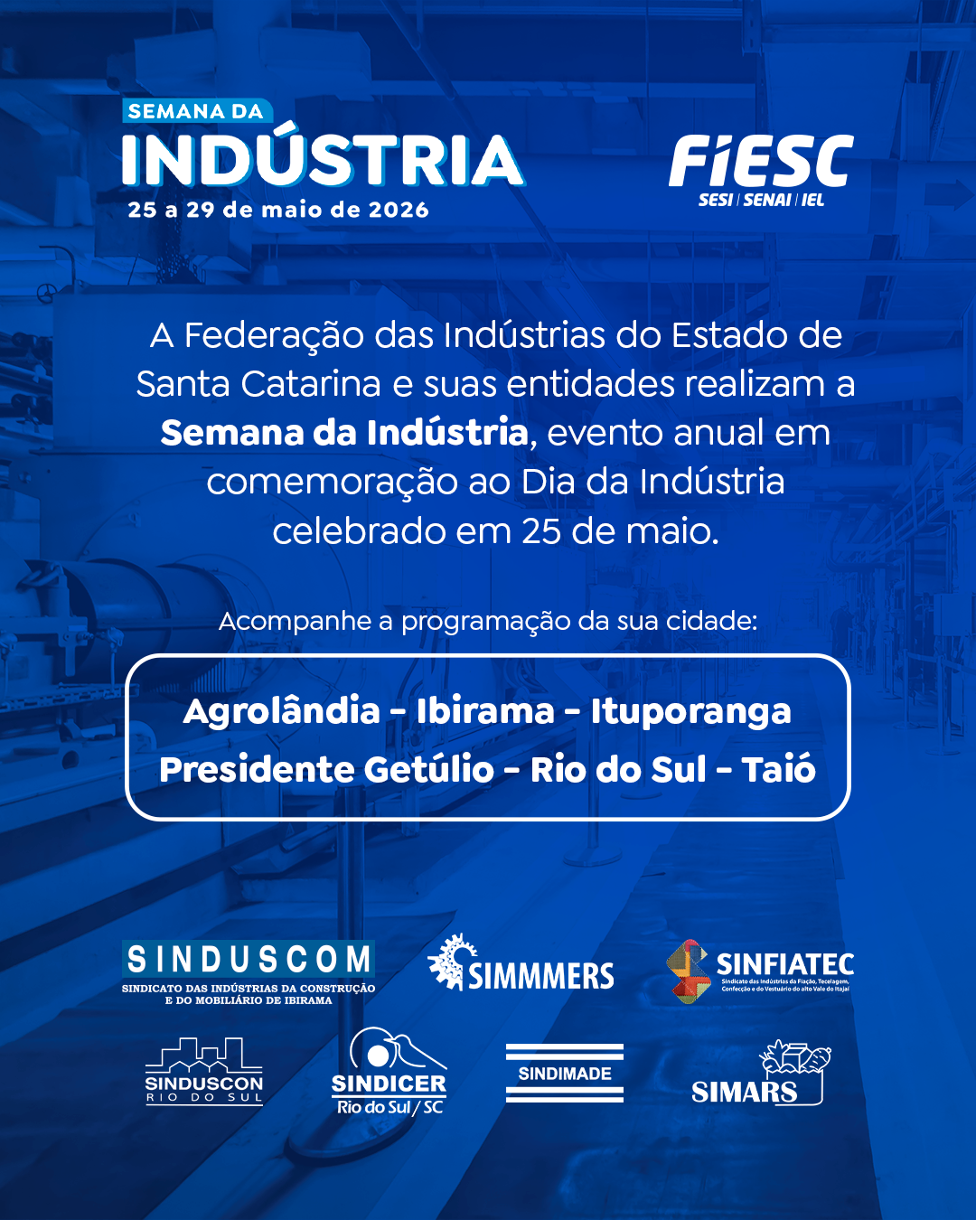 Semana da Indústria Alto Vale do Itajaí - 2026