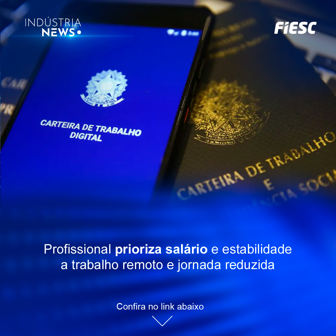 Profissional prioriza salário e estabilidade a trabalho remoto e jornada reduzida