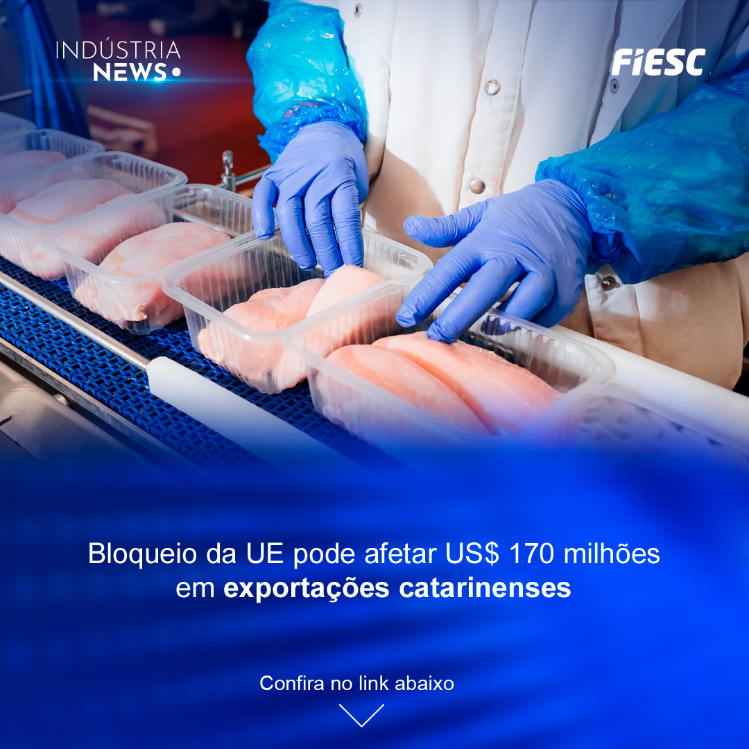 Bloqueio da UE pode afetar US$ 170 milhões em exportações catarinenses