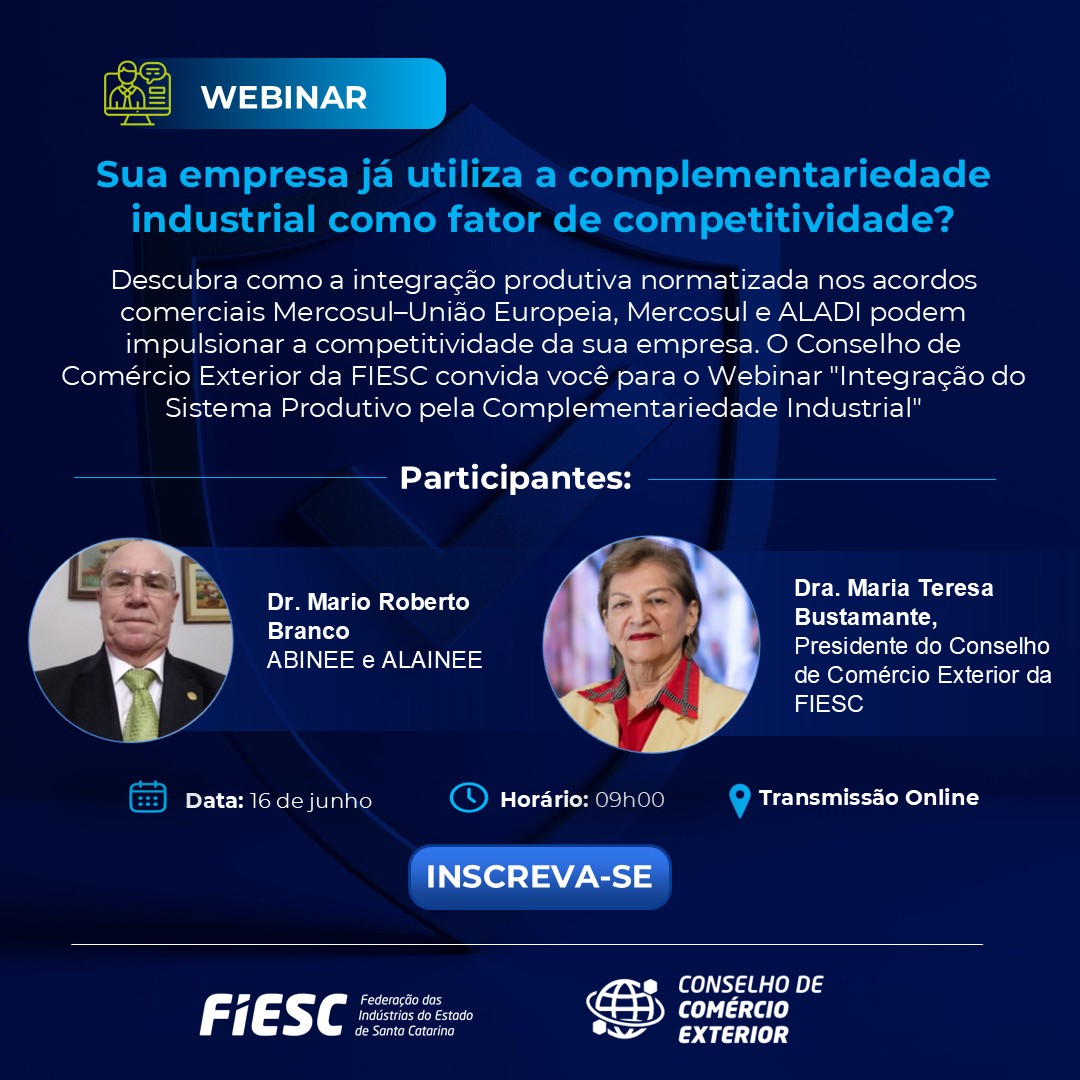 Webinar: Complementariedade industrial