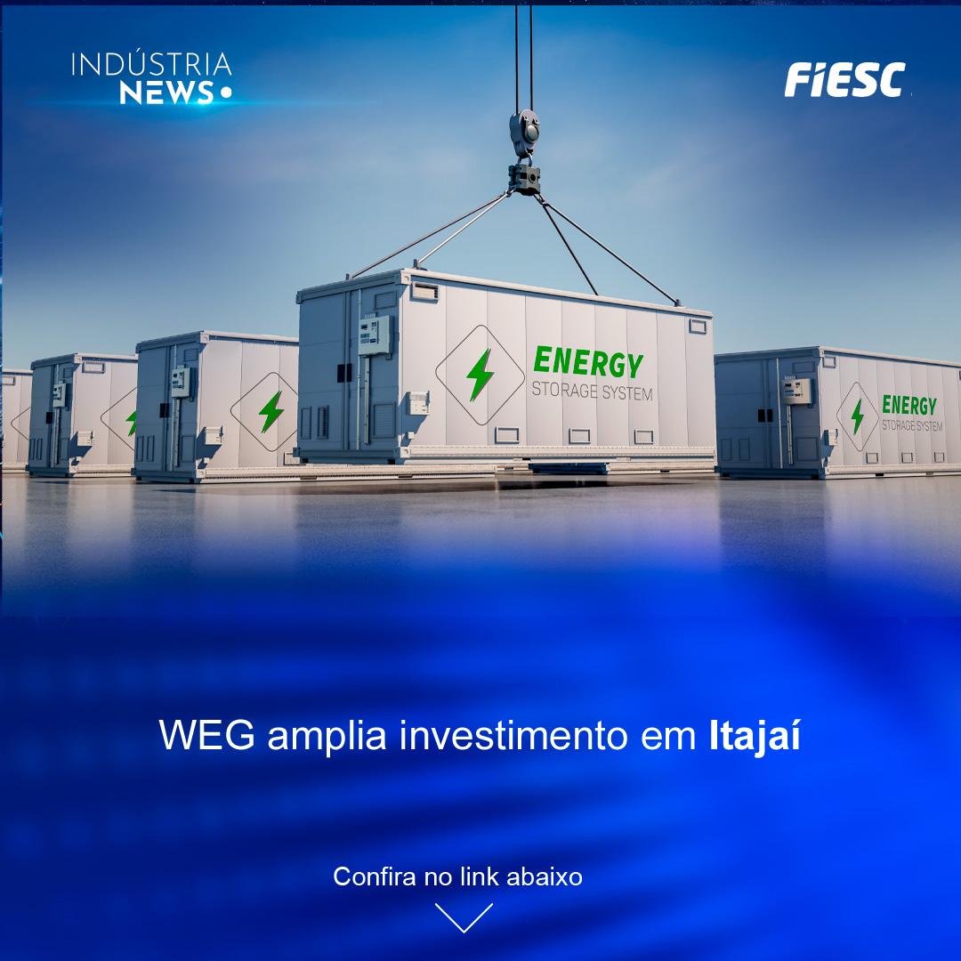 WEG amplia investimento em Itajaí