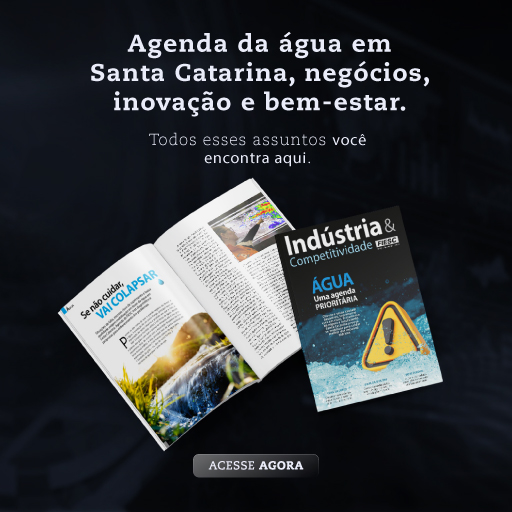 Clique aqui e acesse a edição 32 da revista Indústria e Competitividade, com reportagens sobre a agenda da água em Santa Catarina, negócios, inovação e bem-estar.