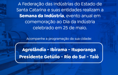 Semana da Indústria Alto Vale do Itajaí - 2026