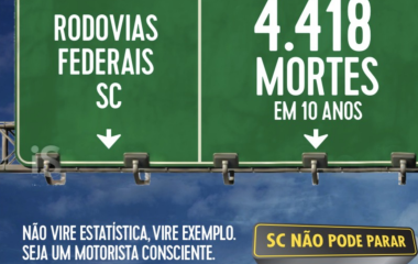 Movimento SC Não Pode Parar busca trânsito mais seguro