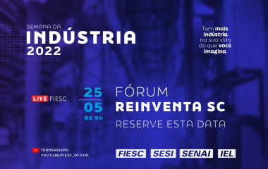 Fórum Reinventa-SC marcará nova fase do projeto Travessia