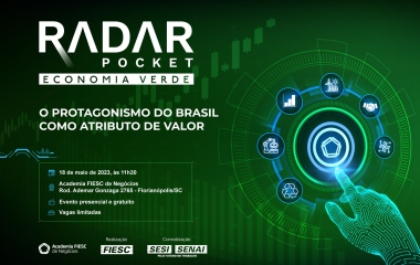 FIESC realiza Radar Pocket e traz especialistas em ‘economia verde’