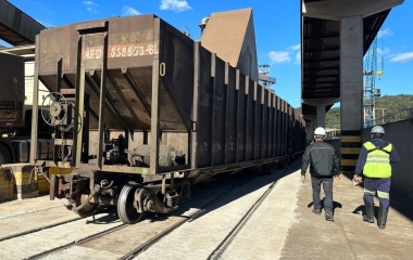 Concluída revitalização da malha ferroviária no Porto de São Francisco