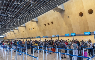 Floripa Airport espera 500 mil passageiros indo e vindo do Chile em 2025