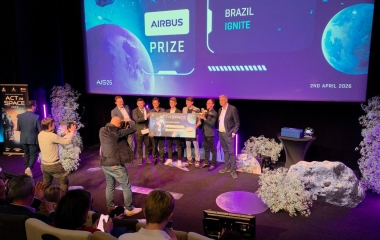 Tecnologia catarinense é premiada pela Airbus em competição global de inovação na França