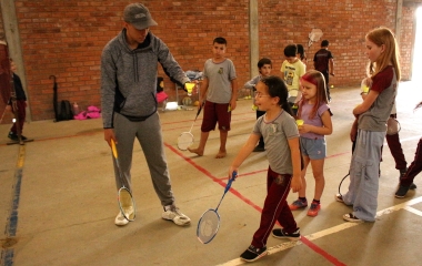 SESI +Saúde inicia escolinhas de Badminton em Ibirama