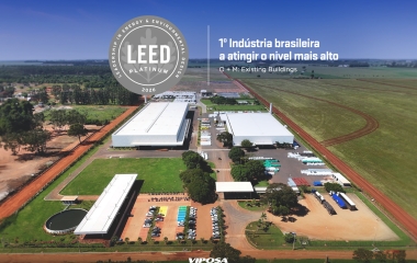 Fábrica da Viposa em Mato Grosso do Sul recebe certificação LEED Platinum