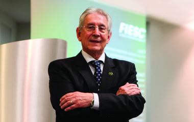 Presidente da FIESC, Glauco José Côrte (Foto: Heraldo Carnieri)