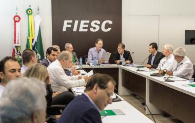 Reunião foi realizada nesta quarta-feira (25), em Florianópolis (foto: Heraldo Carnieri)