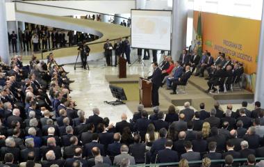 Empresários acompanharam em Brasília o anúncio do pacote de concessões do governo federal (foto: José Paulo Lacerda/CNI)