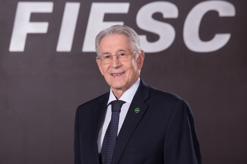 Presidente da FIESC, Glauco José Côrte (Foto: Marcus Quint)