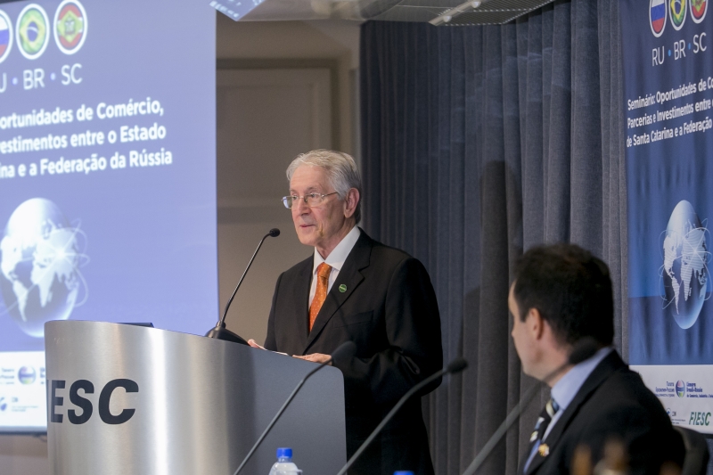 Presidente da FIESC, Glauco José Côrte. Foto: Fernando Willadino