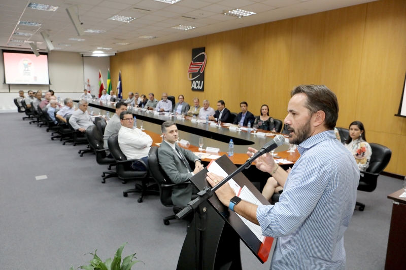 Donini falou sobre o andamento do projeto em Jaraguá do Sul. Foto: André Kopsch