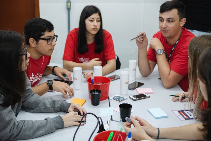 Estudantes integram projeto Jovem Talento, parceria entre o SENAI e a prefeitura. Foto Fyama Alexandre