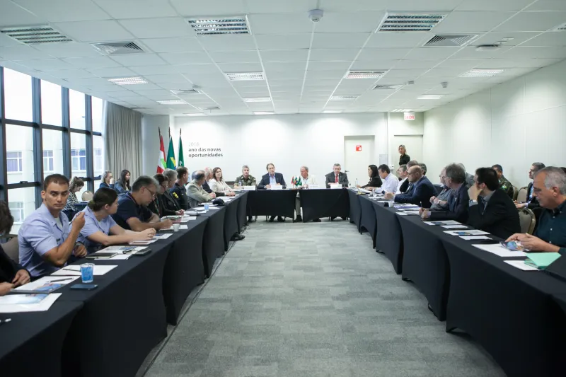 Reunião foi realizada nesta quinta-feira (29), em Florianópolis (foto: Filipe Scotti)