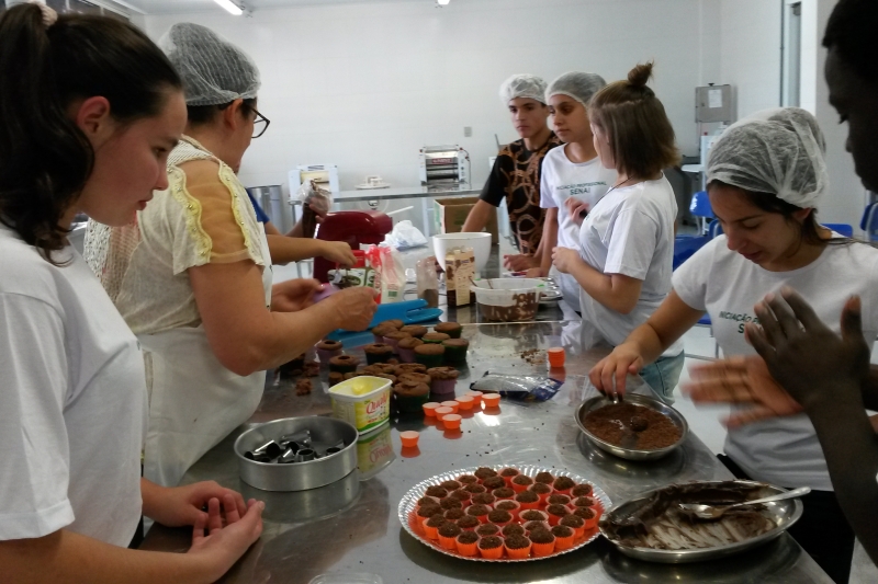 Alunos do programa participaram de diversas formações. Foto: Divulgação SENAI