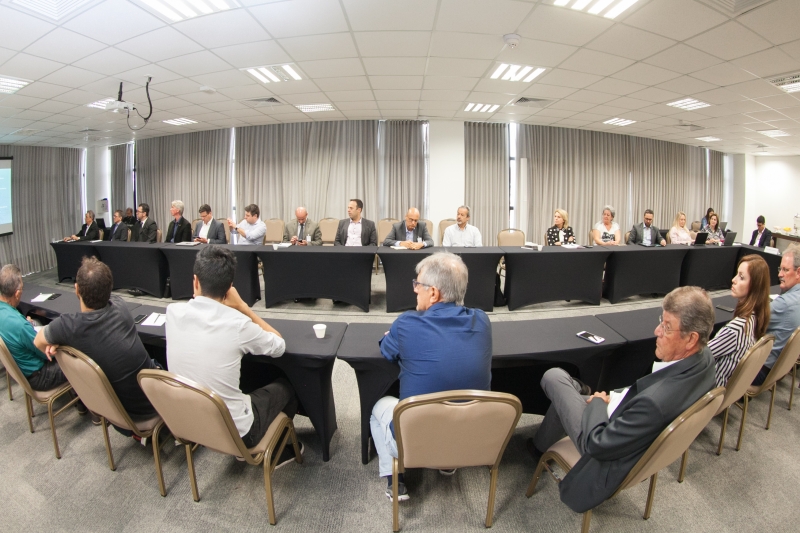 Reunião foi realizada na FIESC, em Florianópolis (foto: Filipe Scotti)