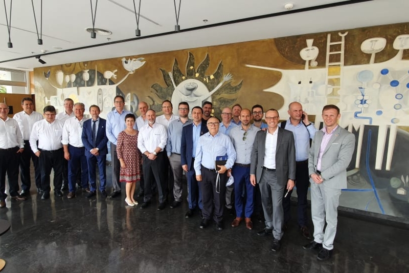 Grupo em visita ao Instituto Weizmann