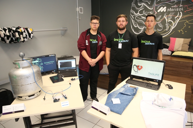 Projetos desenvolvidos pelo SENAI de Mafra e Itaiópolis. Foto: Roby Gartz