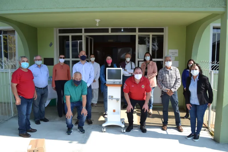 Hospital Nossa Senhora do Patrocínio, de Campo Belo do Sul, foi um dos beneficiados. Foto: Luan Turcati/Amures