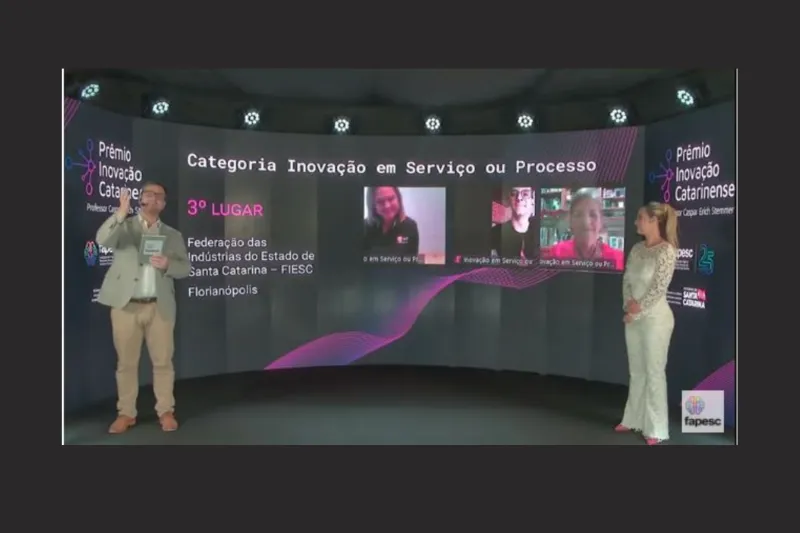 Cerimônia virtual de divulgação dos vencedores do Prêmio