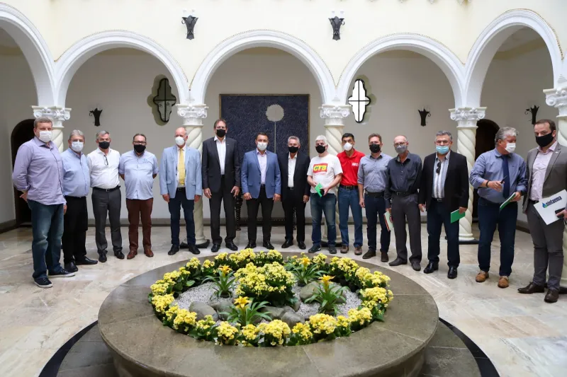 Reunião com o governador foi realizada nesta quarta-feira, dia 26 (foto: Filipe Scotti)