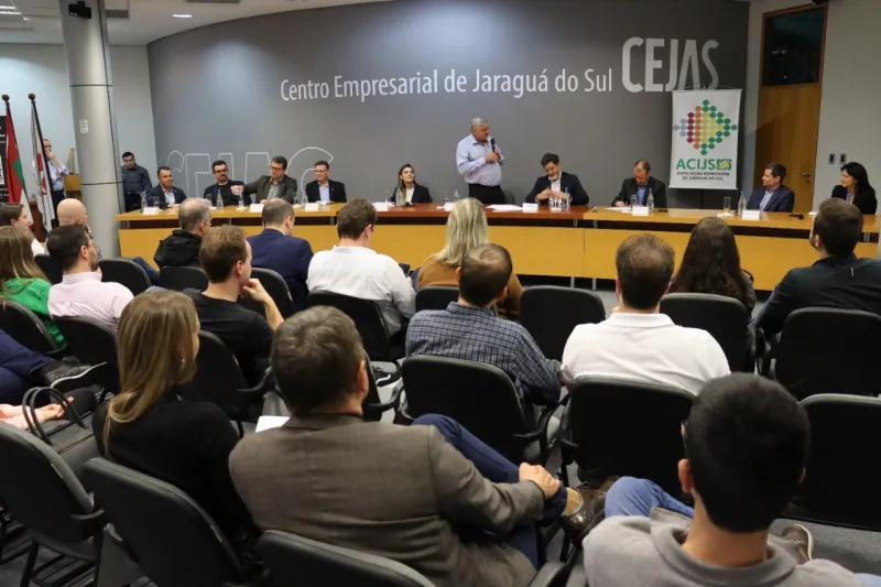 Encontro foi realizado no Centro Empresarial de Jaraguá do Sul (Caroline Stinghen/ACIJS)