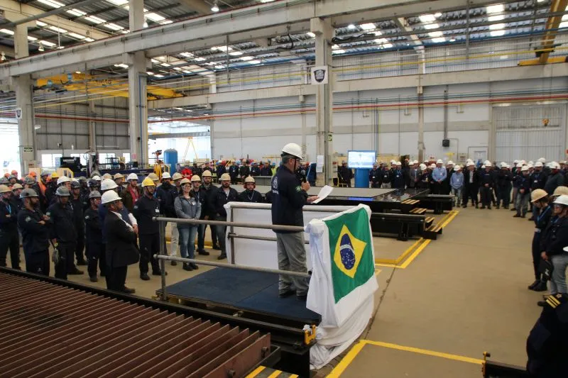 Cerimônia realizada em Itajaí (foto: divulgação Thyssenkrupp)