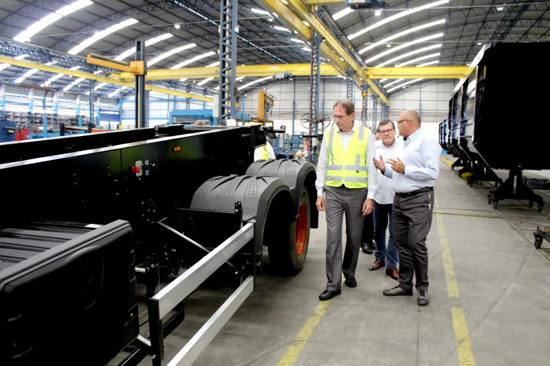 Visita à Librelato, em Içara (foto: Jéssica Pereira)