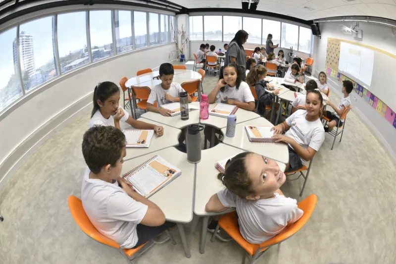 Escola SESI de Referência oferece ensino infantil, fundamental e médio. Foto: Fabricio Almeida