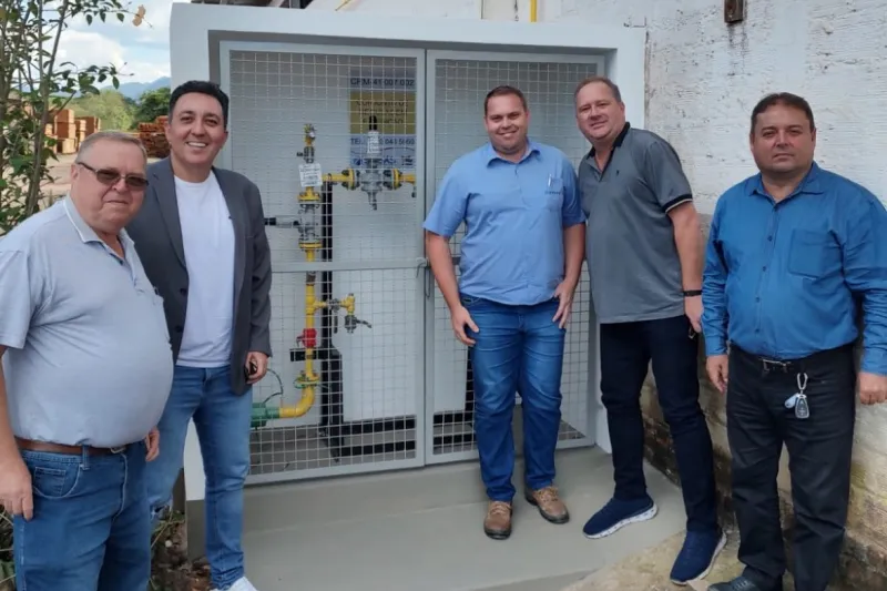 Gás natural chega a indústrias de Garuva