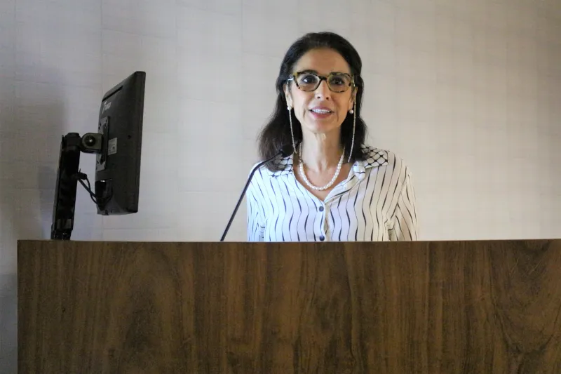 Gerente-executiva de relações do trabalho da FIESC, Maria Antônia Amboni (foto: Débora Cláudio)