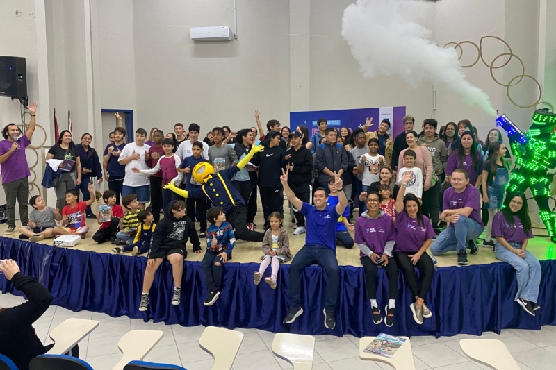 Aulão do futuro reuniu estudantes dos anos finais do ensino fundamental em sete escolas da Capital. Foto: Divulgação