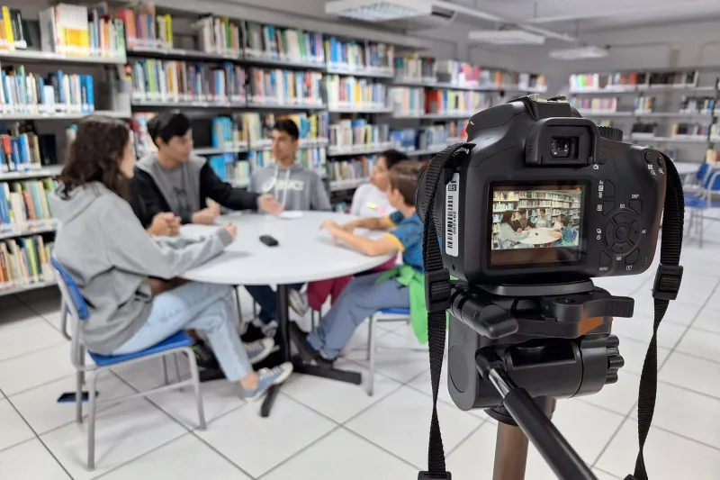 Oficina de fotografia, realizada em Tubarão