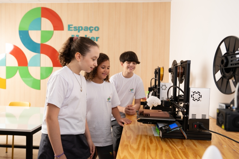 Estudantes têm acesso à jornada completa da educação básica. Foto: Ivandro Duarte