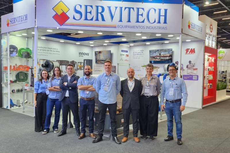 Servitech, de Tubarão, participa da Fispal em busca de novos parceiros internacionais. (foto: Ana Roieski)