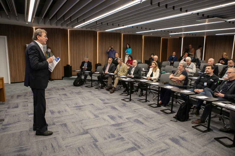 Mario Aguiar sugere implantação de pedágio sem cancela. (Foto: Filipe Scotti)