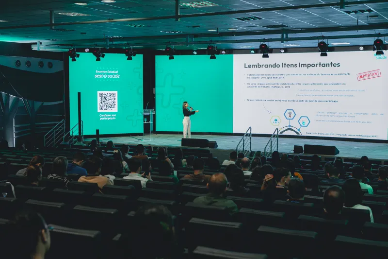 No segundo dia, Encontro SESI + Saúde reforça capacitações sobre NR 1