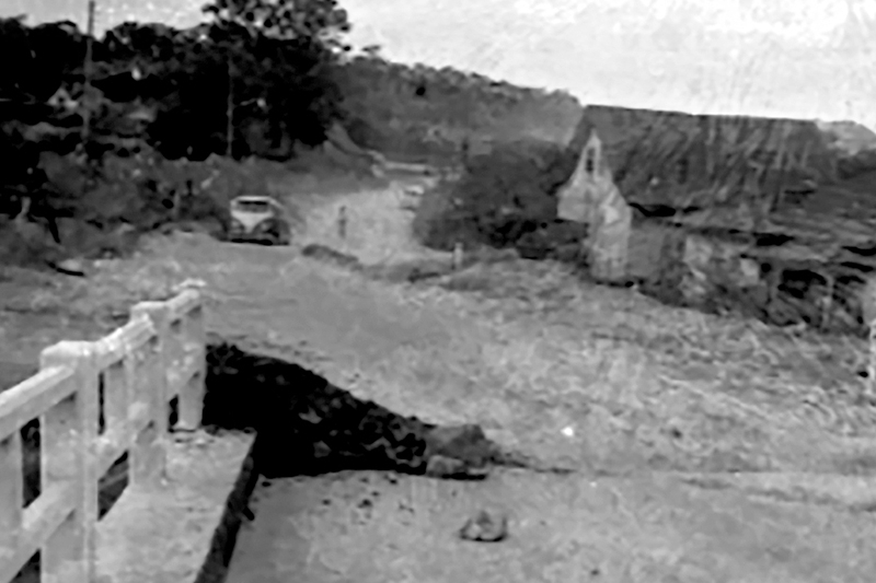 Até meados do século 20 a maioria das estradas de Santa Catarina era fragmentada e de chão batido, e o Estado vivia uma situação de isolamento do restante do País – Foto: Arquivo histórico José Ferreira da Silva