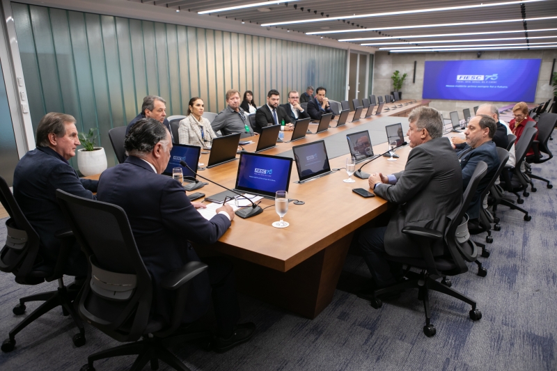  Reunião foi realizada na manhã desta terça, na FIESC, em Florianópolis (foto: Filipe Scotti)
