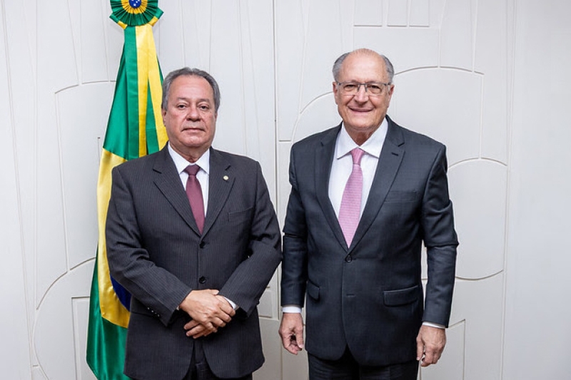 Ricardo Alban, presidente da CNI, e Geraldo Alckmin, vice-presidente da República. Foto: Divulgação/CNI